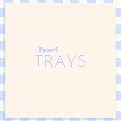 Flat Back Pearl Trays