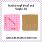 Printed Vinyl and Acrylic Set - Cross Words