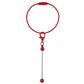Keychain Cable Loop with Beadable Bar and Screw Lock (3pc)