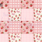 Printed Vinyl - Strawberry Patch