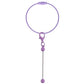 Keychain Cable Loop with Beadable Bar and Screw Lock (3pc)