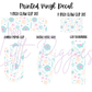 Printed Vinyl - Springtime Flowers