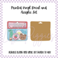 Printed Vinyl and Acrylic Set - Emotional Support Stickers