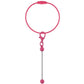 Keychain Cable Loop with Beadable Bar and Screw Lock (3pc)