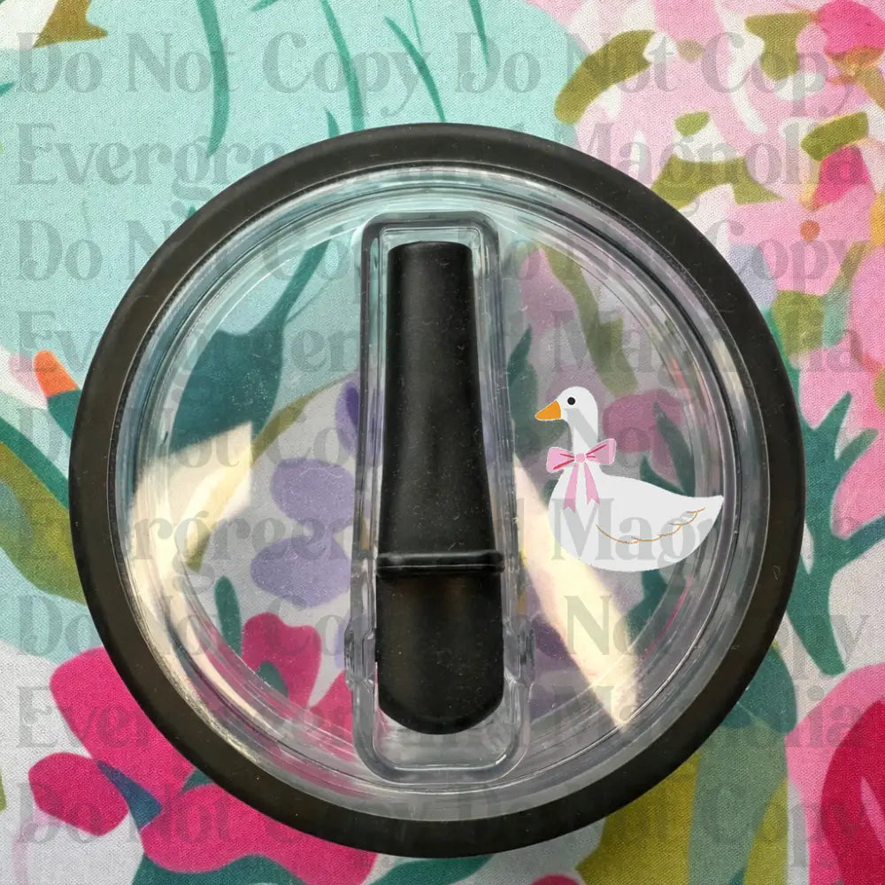 Geese with Pink Bow