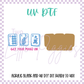 UV DTF -  Acrylic Blank and Decal - 2 inch - Get your Mahj On