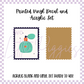 Printed Vinyl and Acrylic Set - Boho Valentine - Perfume