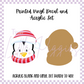 Printed Vinyl and Acrylic Set - Penguin