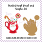 Printed Vinyl and Acrylic Set - Santa Hot Cocoa