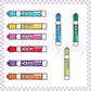Printed Vinyl and Acrylic Set - Expo Markers