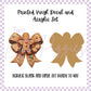 Printed Vinyl and Acrylic Set - Gingerbread Bow