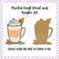 Printed Vinyl and Acrylic Set - Pumpkin Spice