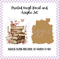 Printed Vinyl and Acrylic Set - Butterfly Book