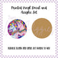Printed Vinyl and Acrylic Set - LF Inspired- Pink & Blue Horses