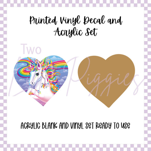 Printed Vinyl and Acrylic Set - LF Inspired- Markie