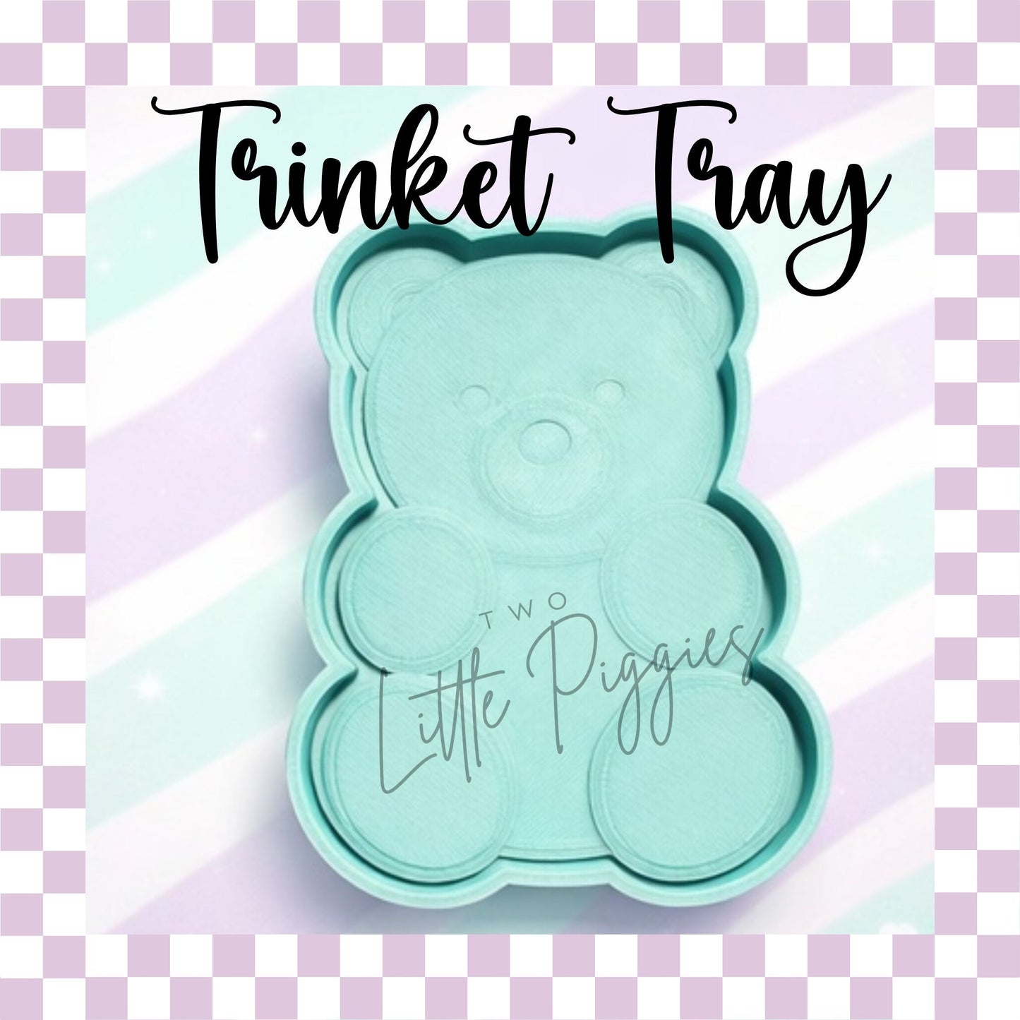 3D Printed - Trinket Tray - Candy Bear