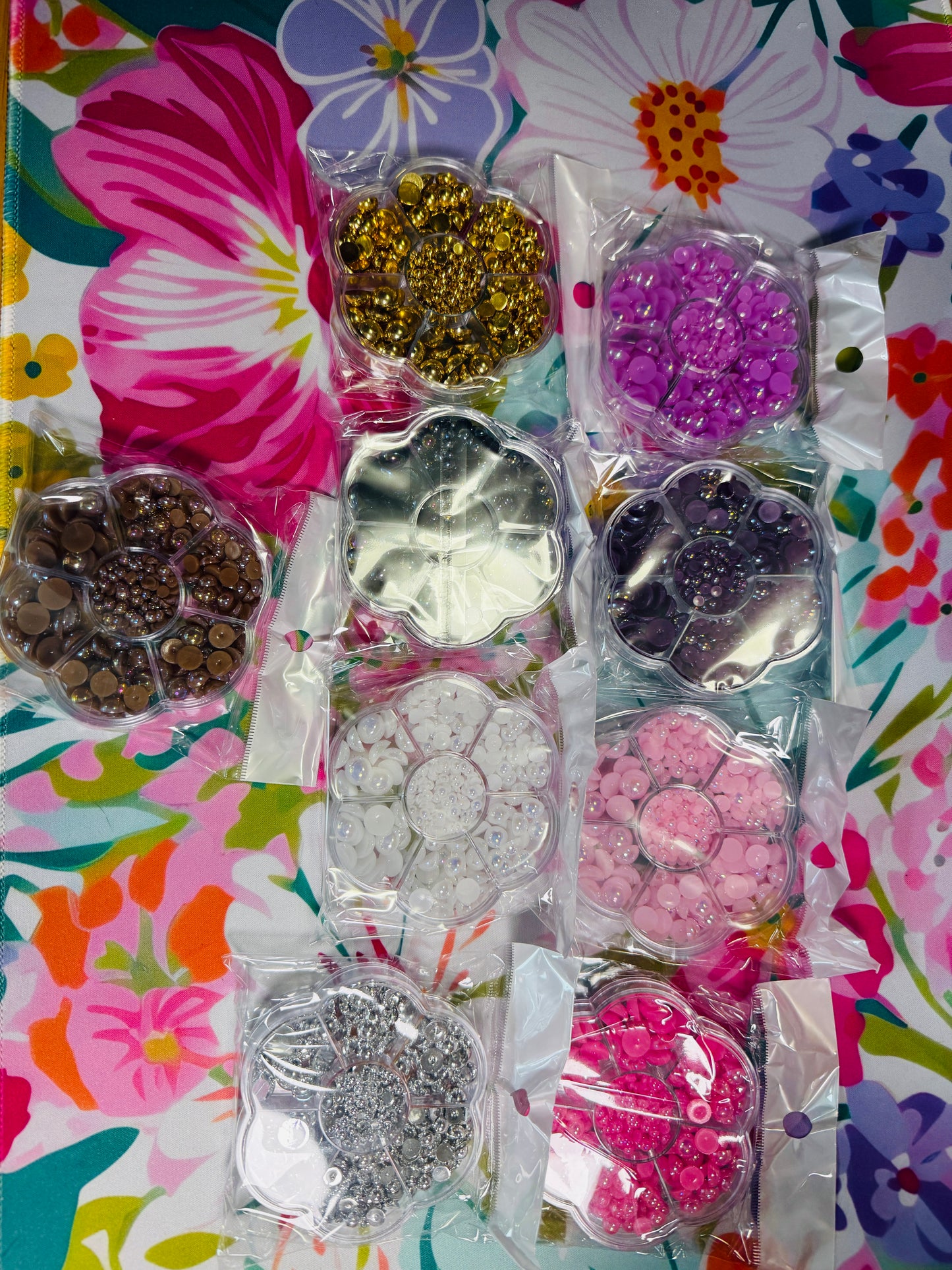 Flat Back Pearl Trays