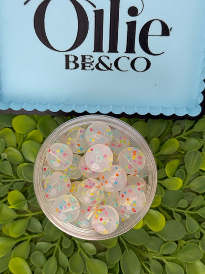 15mm Round Silicone Beads