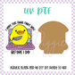 UV DTF -  Acrylic Blank and Decal - 2 inch - Hope This Email Finds You