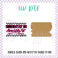 UV DTF -  Acrylic Blank and Decal - 2 inch - Immediately No