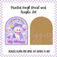 Printed Vinyl and Acrylic Set - Refuse to Lose My Whimsy