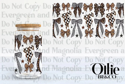 Leopard & Checkered Bows