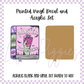 Printed Vinyl and Acrylic Set - Monster Romance Book