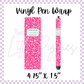 Printed Vinyl - Pen Wrap - Composition Notebook