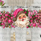 Pink Leopard Santa