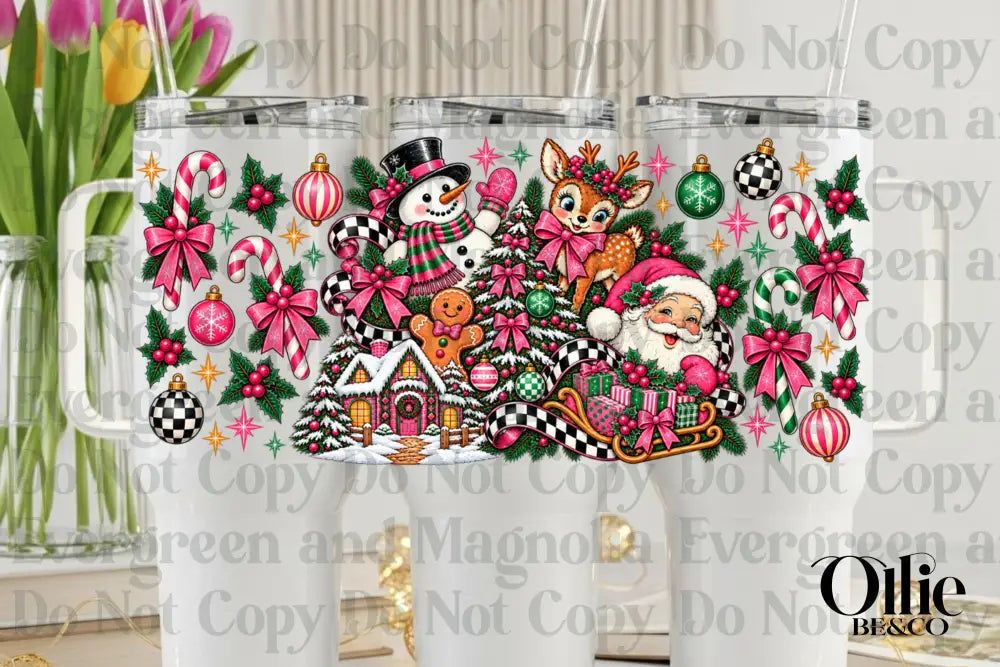 Pink & Checkered Christmas
