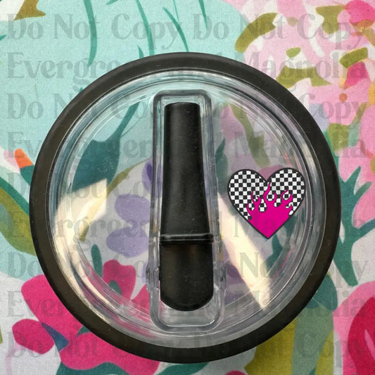 Pink Flame Heart