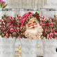 Realistic Pink Santa