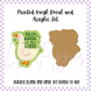Printed Vinyl and Acrylic Set - Silly Goose on the Loose