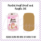 Printed Vinyl and Acrylic Set - Soda Can  - Book Lover