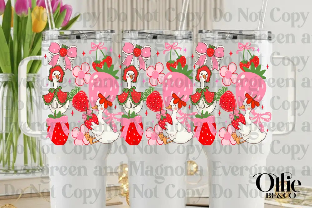 Strawberry Geese