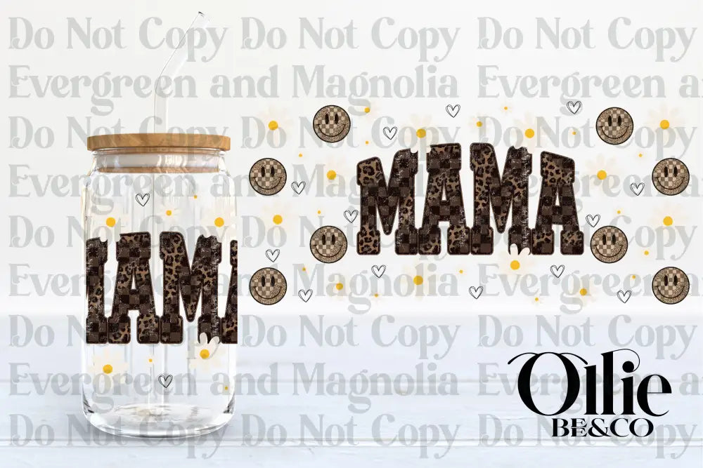Leopard & Daisy Mama