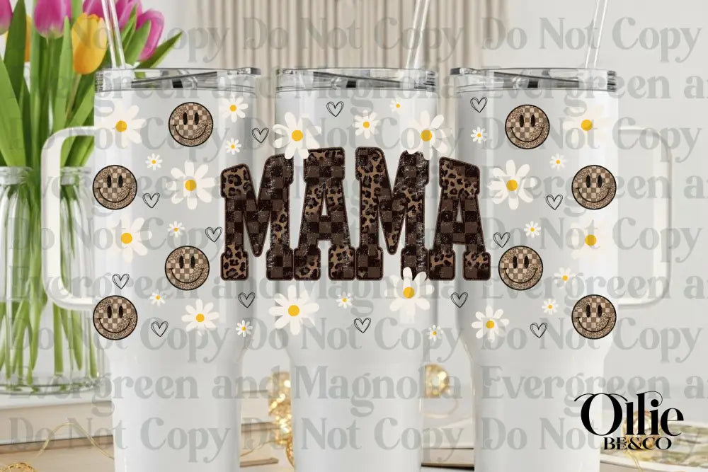 Leopard & Daisy Mama