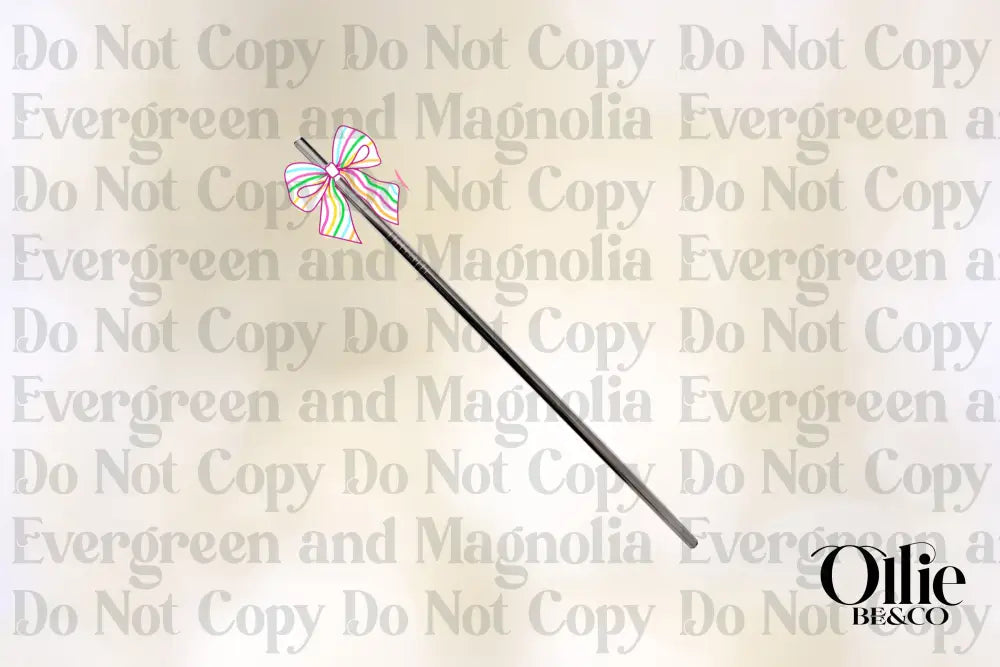 Colorful bow