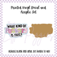 Printed Vinyl and Acrylic Set - what Kind of F*ckery