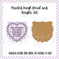 Printed Vinyl and Acrylic Set - You Deserve the Same Kindness