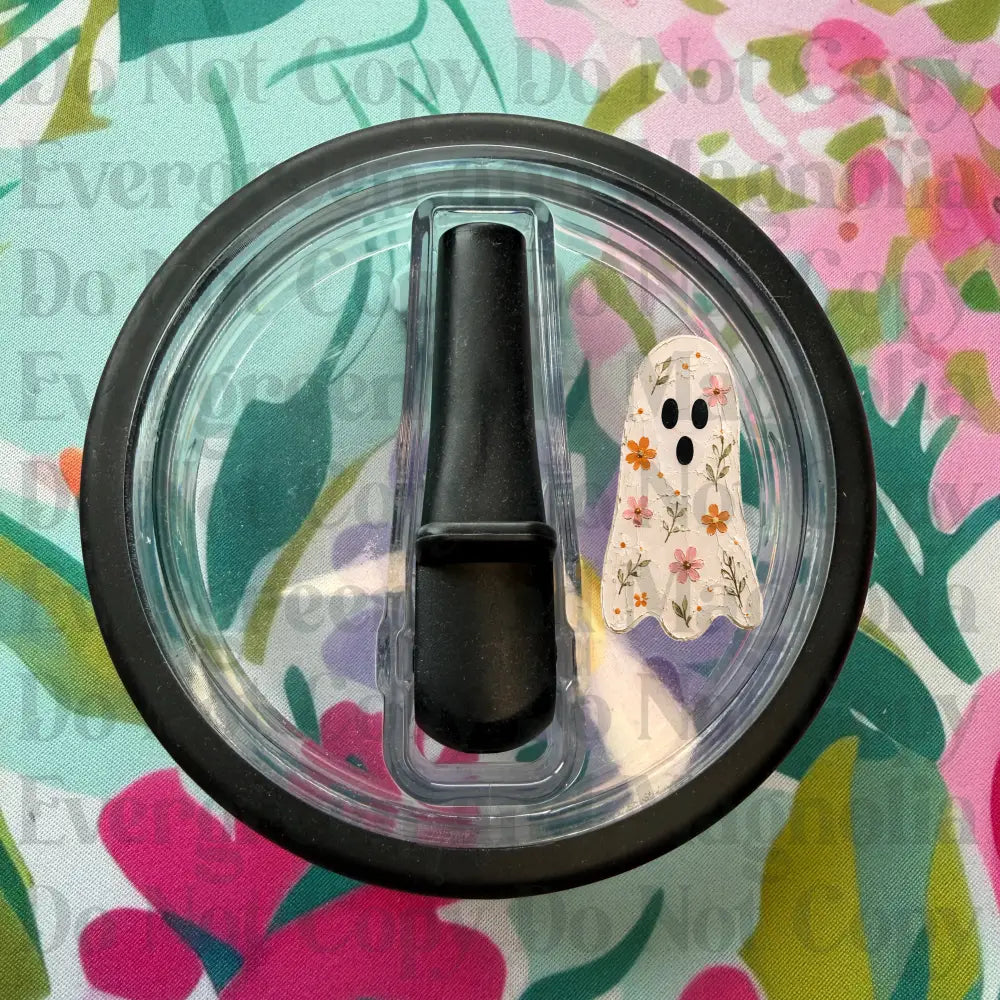 Painted floral ghosts