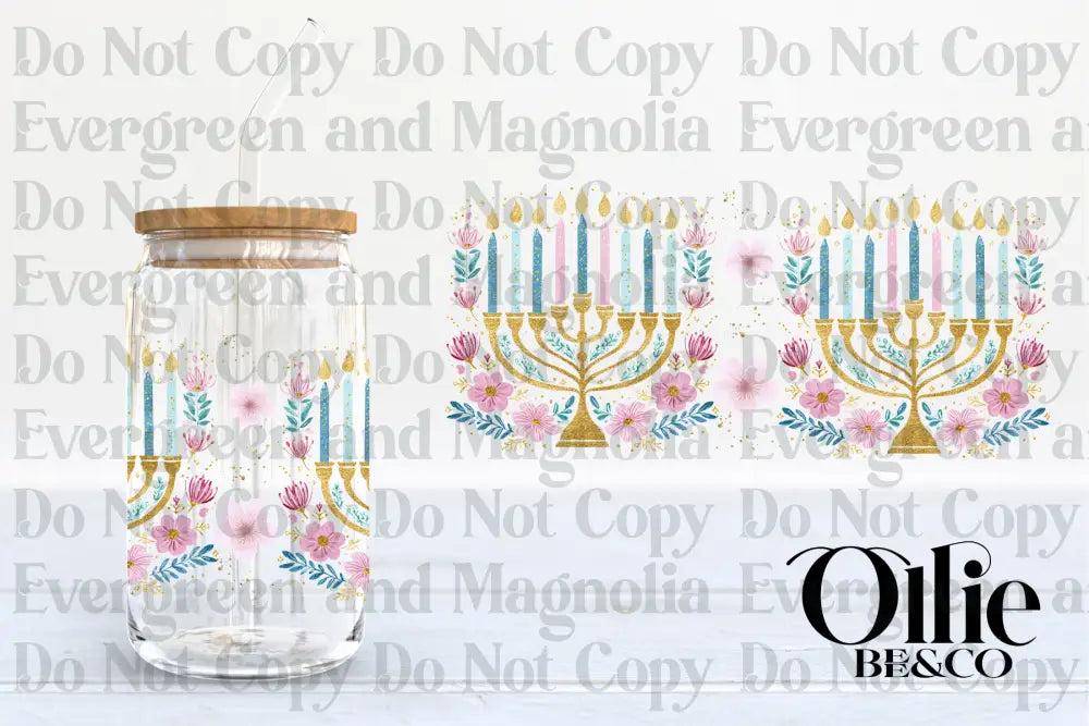 Floral Dreidel