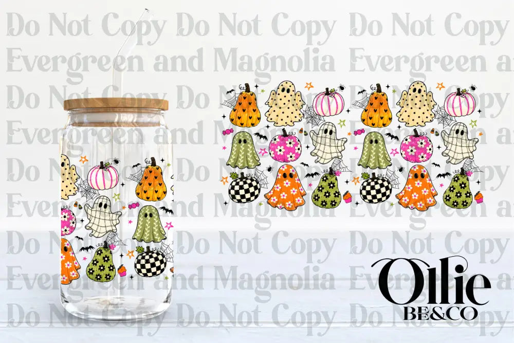 Bright Floral Ghosts