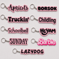 3D Name Keychain