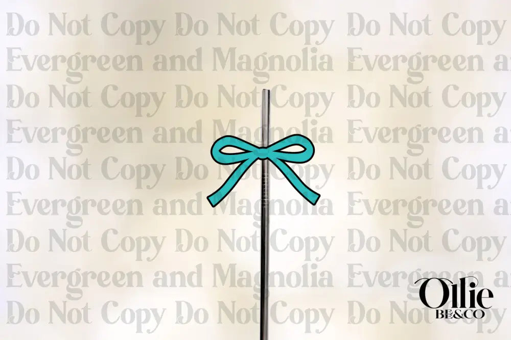 Blue bow