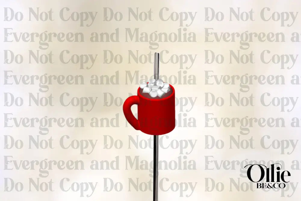 Red cocoa cup